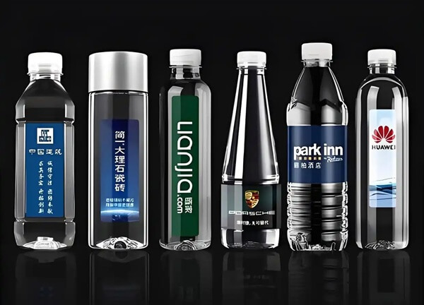 self-adhesive label bottle