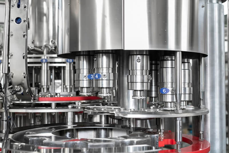 water filling machine lubrication system
