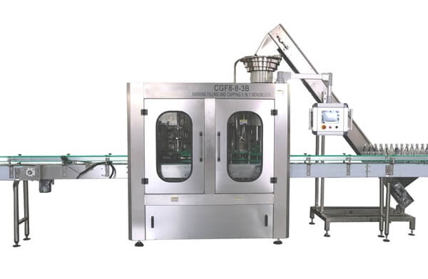 CB8-1 glass bottle water filling machine 2
