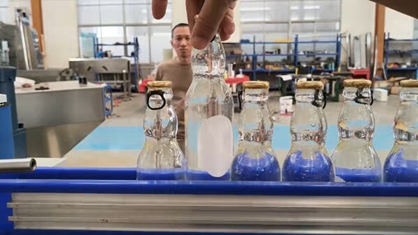 RC18-1 glass bottle juice filling machine